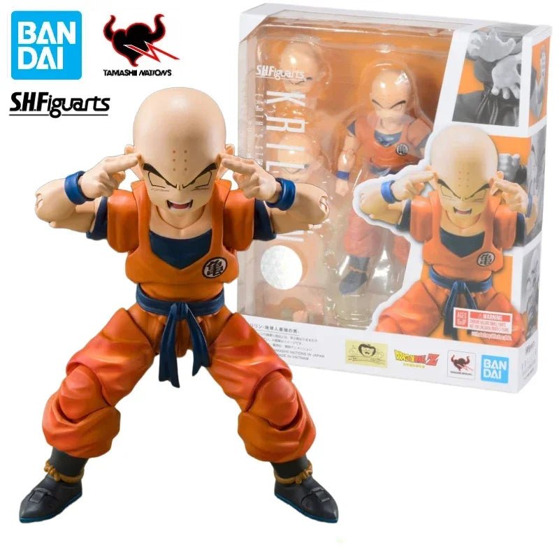 100% Original In Stock Bandai S.H.Figuarts SHF Krillin 2.0 Dragon Ball Animation Action Figure Toy Gift Model Collection Hobby - SHAKLABS STORE