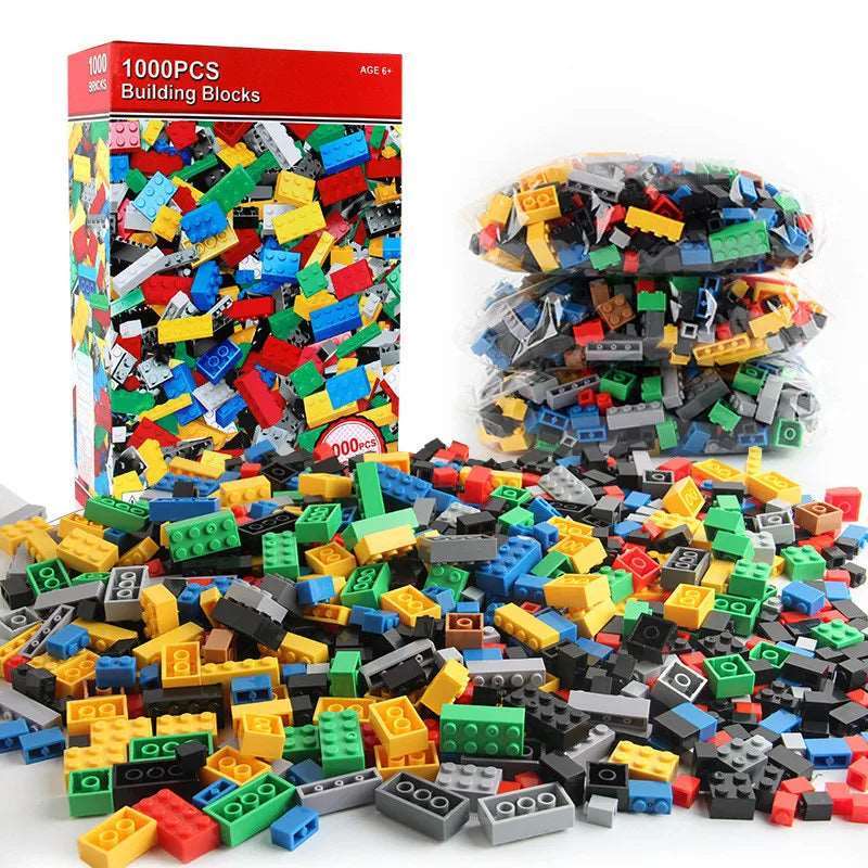 1000 DIY Creative Building Blocks Bulk Set - Urban Classic Building Blocks - Children's Educational Toys - SHAKLABS STORE