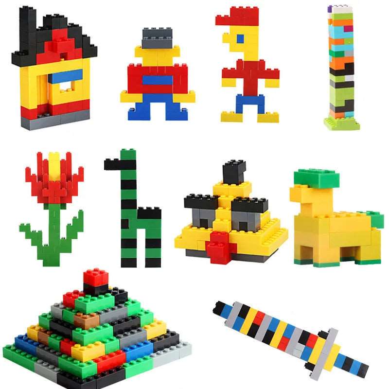 1000 DIY Creative Building Blocks Bulk Set - Urban Classic Building Blocks - Children's Educational Toys - SHAKLABS STORE