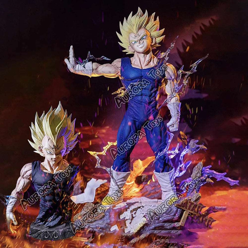 12.99in/33cm Anime Dragon Ball Z Figure Majin Vegeta Figurine PVC Action Figures Collection Model Toys Gifts - SHAKLABS STORE