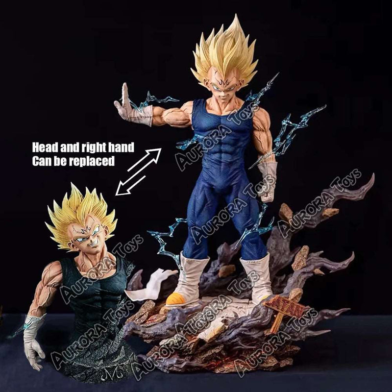 12.99in/33cm Anime Dragon Ball Z Figure Majin Vegeta Figurine PVC Action Figures Collection Model Toys Gifts - SHAKLABS STORE