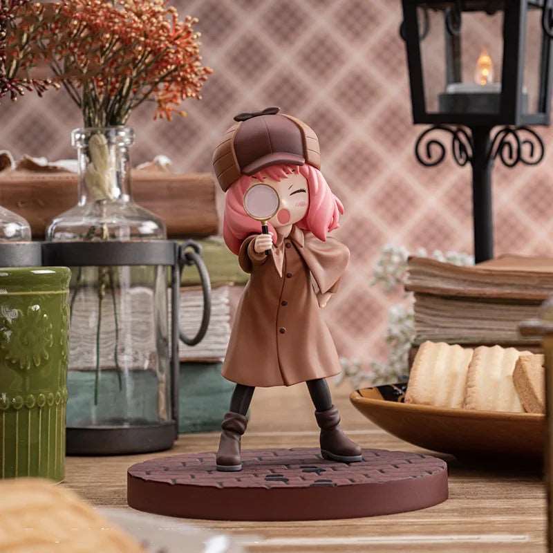 13cm SPY FAMILY Figurine Anya Forger Action Figures Detective Uniform PVC Anime Model Collection Ornamen Toys New Year Kids Gift - SHAKLABS STORE