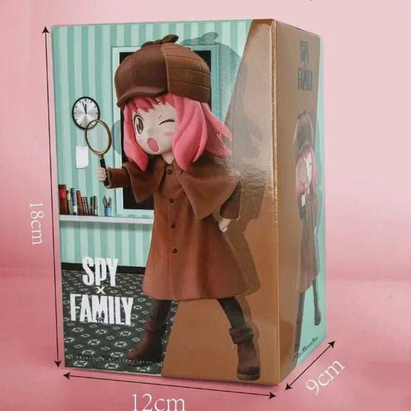 13cm SPY FAMILY Figurine Anya Forger Action Figures Detective Uniform PVC Anime Model Collection Ornamen Toys New Year Kids Gift - SHAKLABS STORE