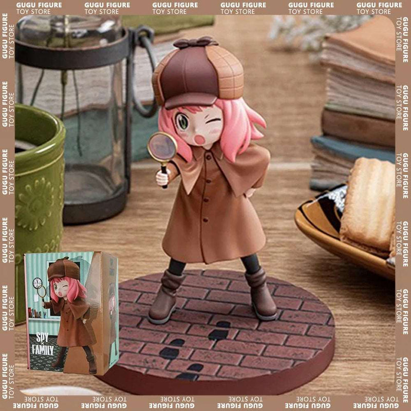 13cm SPY FAMILY Figurine Anya Forger Action Figures Detective Uniform PVC Anime Model Collection Ornamen Toys New Year Kids Gift - SHAKLABS STORE