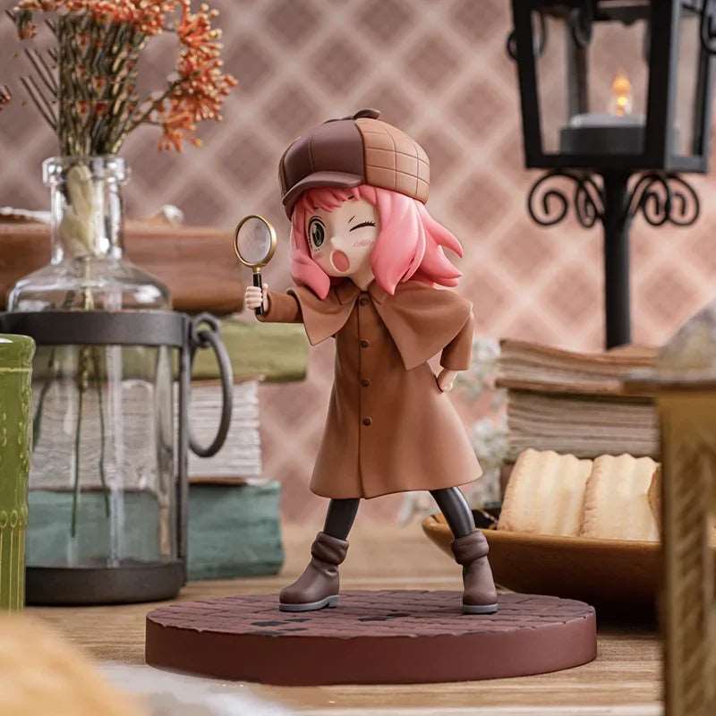 13cm SPY FAMILY Figurine Anya Forger Action Figures Detective Uniform PVC Anime Model Collection Ornamen Toys New Year Kids Gift - SHAKLABS STORE