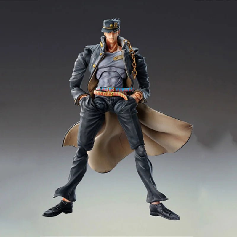 17cm Anime JoJo's Bizarre Adventure Figure Kujo Jotaro Action Figure PVC Statue Model Ornament Kids Toy Gift for Boy Collectible - SHAKLABS STORE