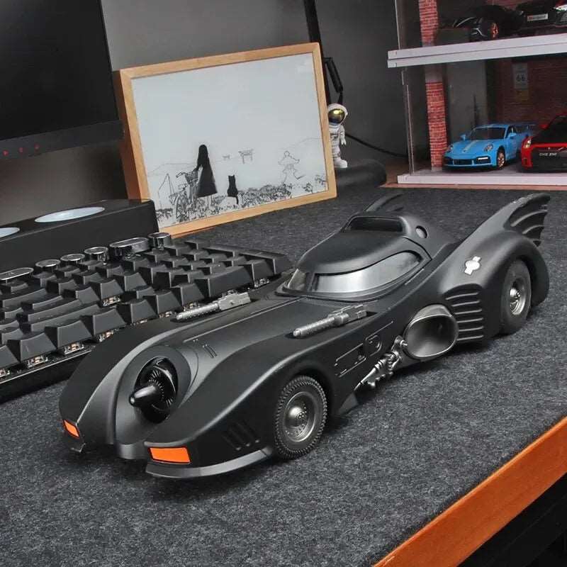 1989 Batmobile Die - cast 1:18 with Batman Figure - Collectible - SHAKLABS STORE