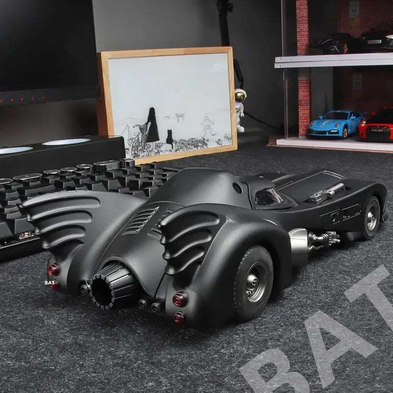 1989 Batmobile Die - cast 1:18 with Batman Figure - Collectible - SHAKLABS STORE