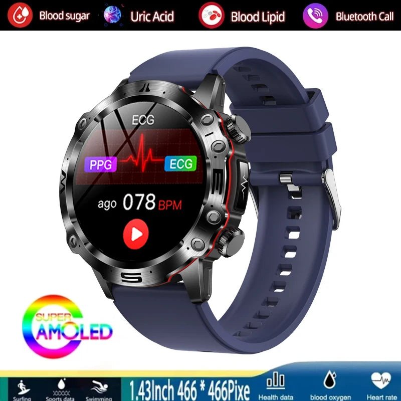 2024 ECG+PPG Smart Health Watch - Advanced Fitness Tracker - SHAKLABS STORE