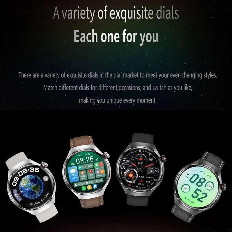 2024 GT4 Pro Smart Watch - GPS, NFC, Heart Rate - SHAKLABS STORE