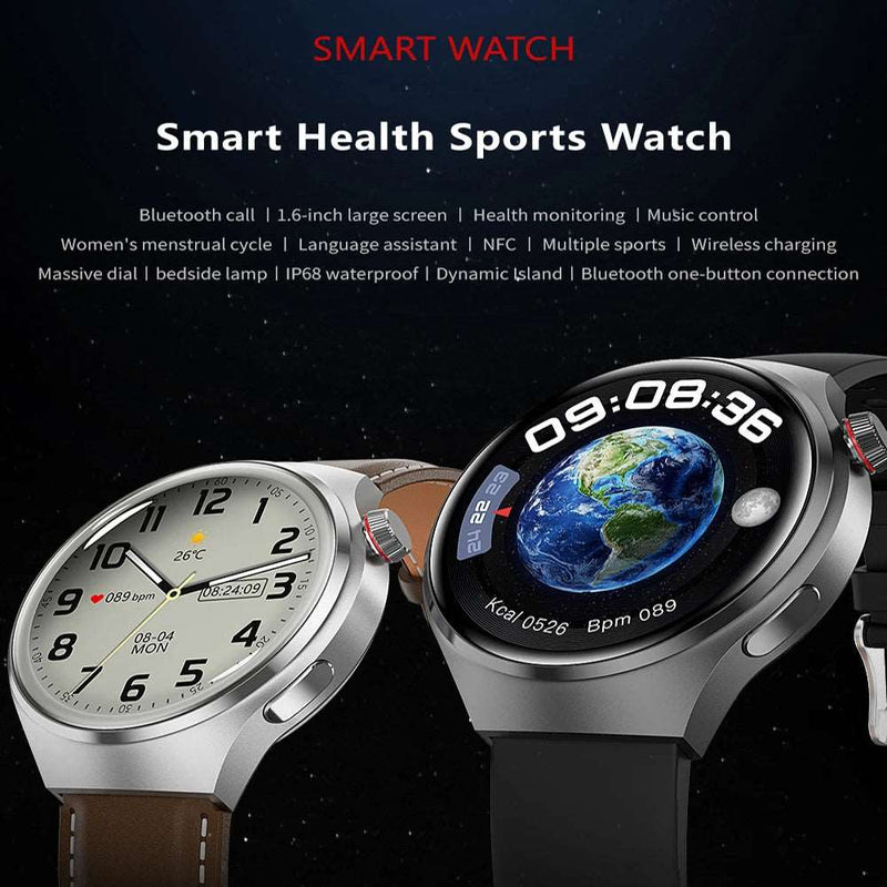 2024 GT4 Pro Smart Watch - GPS, NFC, Heart Rate - SHAKLABS STORE