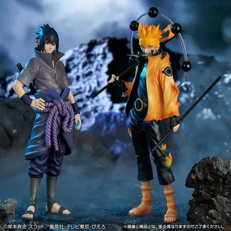 20cm Bandai Naruto Anime Figure Shippuden Uchiha Sasuke Hatake Kakashi Namikaze Minato Action Figure Collection Model Toys Gifts - SHAKLABS STORE