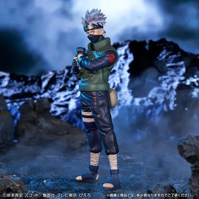 20cm Bandai Naruto Anime Figure Shippuden Uchiha Sasuke Hatake Kakashi Namikaze Minato Action Figure Collection Model Toys Gifts - SHAKLABS STORE