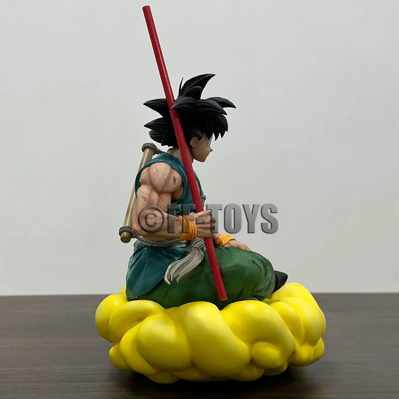 21cm Son Goku with Cloud Figure - Dragon Ball Z PVC Statue - SHAKLABS STORE