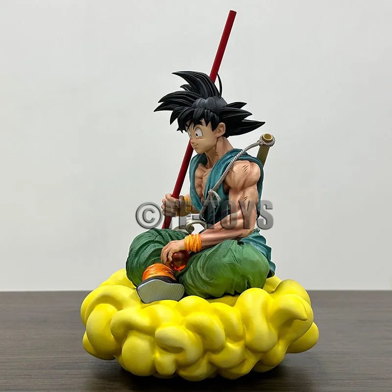 21cm Son Goku with Cloud Figure - Dragon Ball Z PVC Statue - SHAKLABS STORE