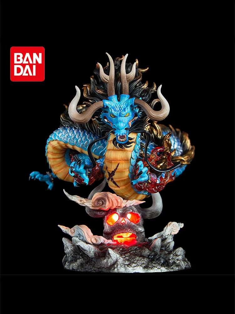 22cm One Piece Anime Figure GK Kaido Dragon Form Four Emperors With Lamp PVC Action Figure Model Dolls Antistress Toy For Gift - SHAKLABS STORE