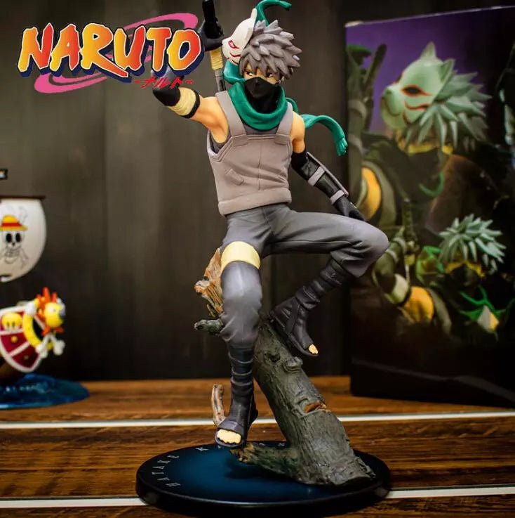 23 cm Naruto Hatake Kakashi Statue - The Copy Ninja Captured - SHAKLABS STORE