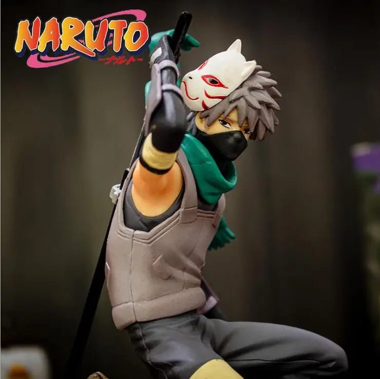 23 cm Naruto Hatake Kakashi Statue - The Copy Ninja Captured - SHAKLABS STORE