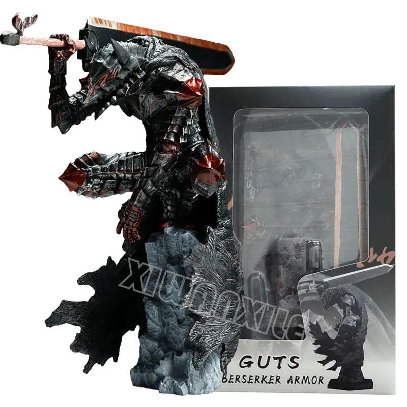 25cm Berserk Guts L Black Swordsman Figurine Collection - SHAKLABS STORE