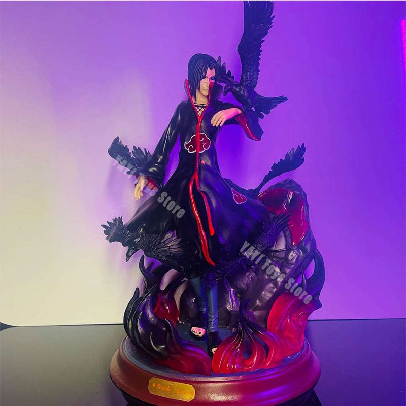 25cm Uchiha Itachi Figure with Crow - Naruto PVC Model - SHAKLABS STORE