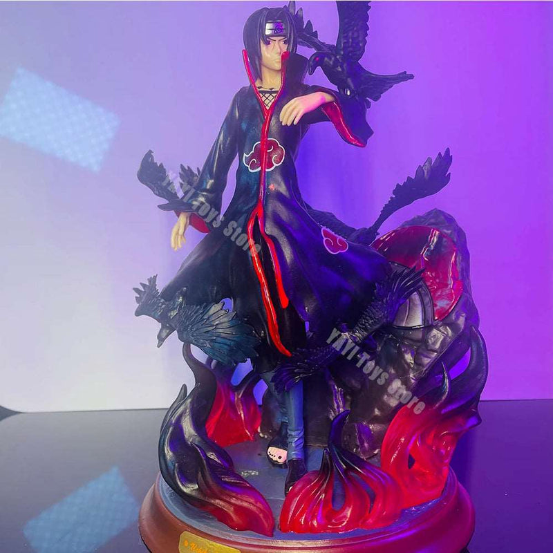 25cm Uchiha Itachi Figure with Crow - Naruto PVC Model - SHAKLABS STORE