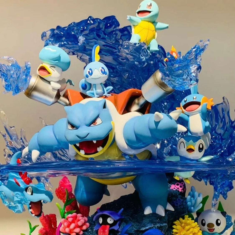 33cm Pokemon Egg Squirtle Family GK Figure - Water Type - SHAKLABS STORE