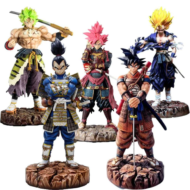 34cm Samurai Goku & Vegeta Dragon Ball Figure - Kids' Gift - SHAKLABS STORE