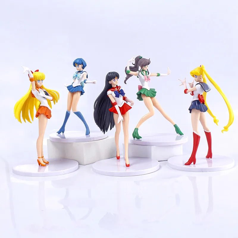 5pcs Sailor Moon Figure Set - Kawaii Doll Toys Gift - SHAKLABS STORE