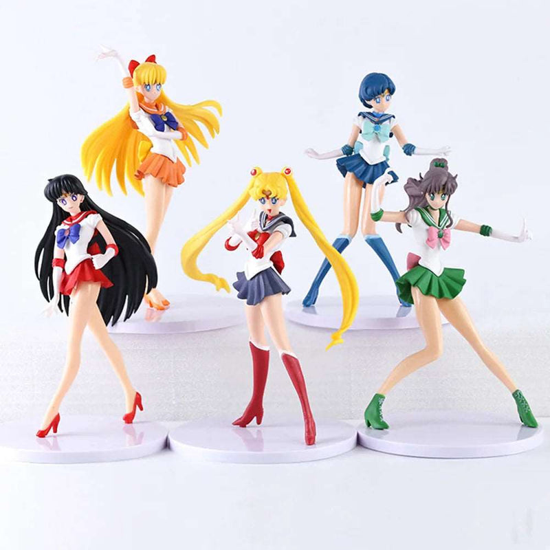 5pcs Sailor Moon Figure Set - Kawaii Doll Toys Gift - SHAKLABS STORE