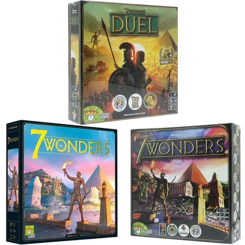 7 Wonders Basic Duel English Version Board Games Fans Friend Party Strategy Cards Dobble Multiplayer Games Collection Toys Gifts - SHAKLABS STORE