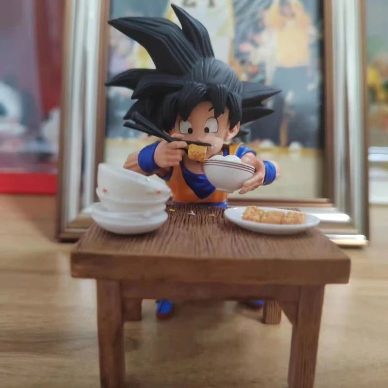 8cm Dragon Ball Z Vegeta & Goku Eating Figure - PVC - SHAKLABS STORE