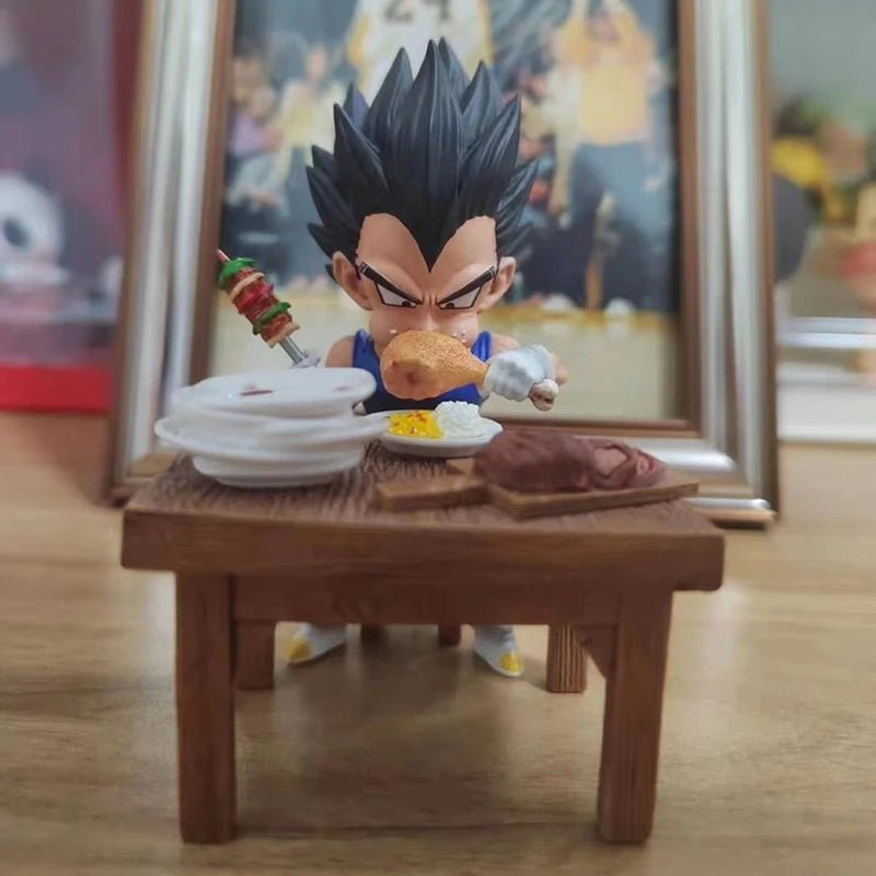 8cm Dragon Ball Z Vegeta & Goku Eating Figure - PVC - SHAKLABS STORE