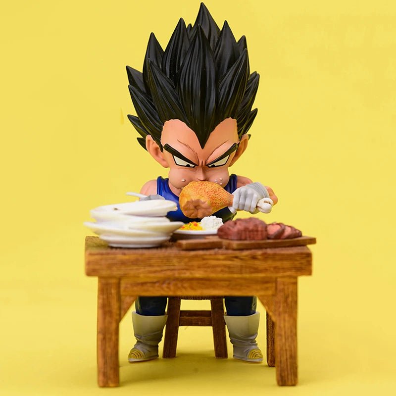 8cm Dragon Ball Z Vegeta & Goku Eating Figure - PVC - SHAKLABS STORE