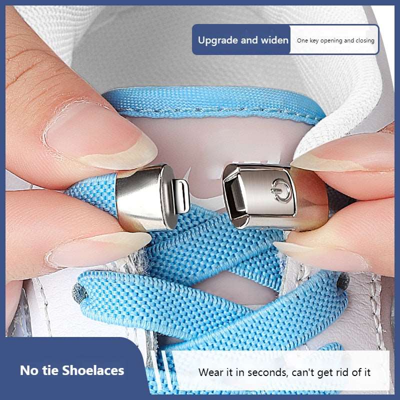 8MM Press Lock No Tie Shoelaces for Sneakers and Shoes - Perfect for Kids and Adults - SHAKLABS STORE