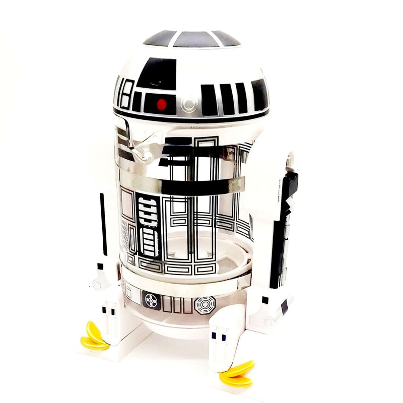 960ml Moka Coffee Machine R2 - d2 Cartoon Star Wars Robot Office Home Manual Thermal Stainless Steel Pressing Mini Coffee Pot - SHAKLABS STORE