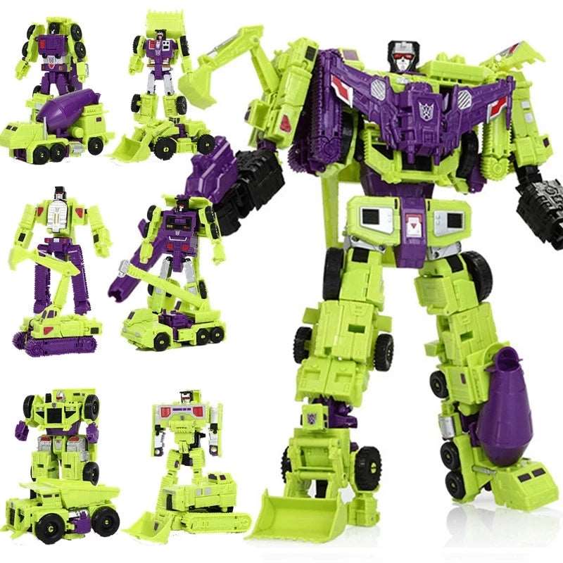 Unleash the Power of Devastator with this Oversized 33CM Anime Transformer Action Figure