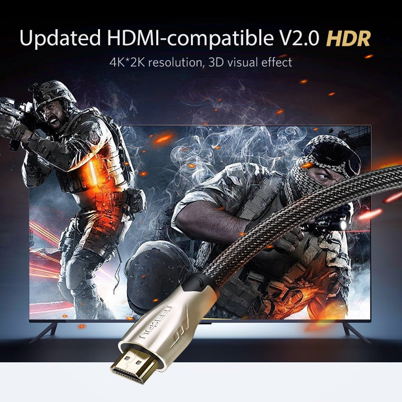 UGREEN HDMI-Compatible Cable 4K/60Hz for Xiaomi Mi Box HD 2.0 Audio Cable Switch Splitter for Tv Box PS4 HDMI-Compatible Cable ShakLabs Store