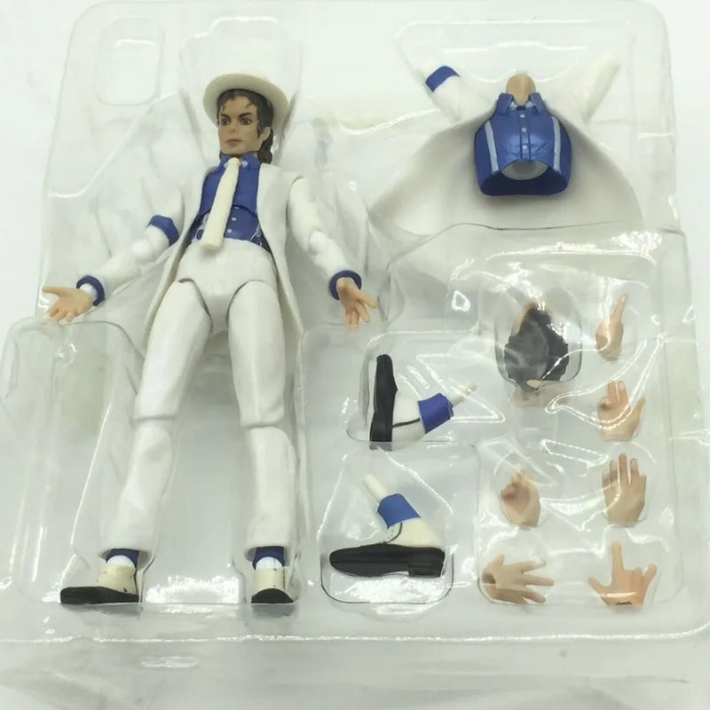 SHFiguarts Michael Jackson Action Figure Smooth Criminal Moonwalk Collection Model Toys Doll Gift