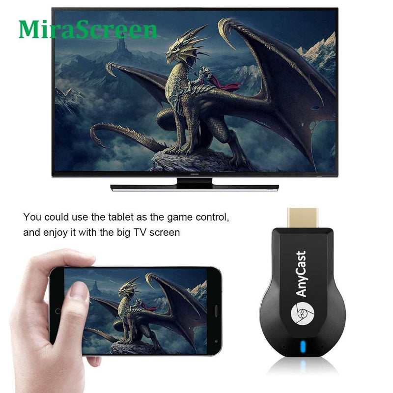 TV Stick WiFi HDMI-compatible Media Video Streamer TV Dongle Receiver for AnyCast M2 Plus for Airplay 1080P for DLNA Miracast ShakLabs Store