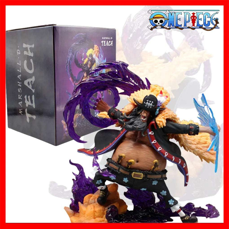 Unleash the Dark Power of Blackbeard with this Imposing One Piece Action Figure