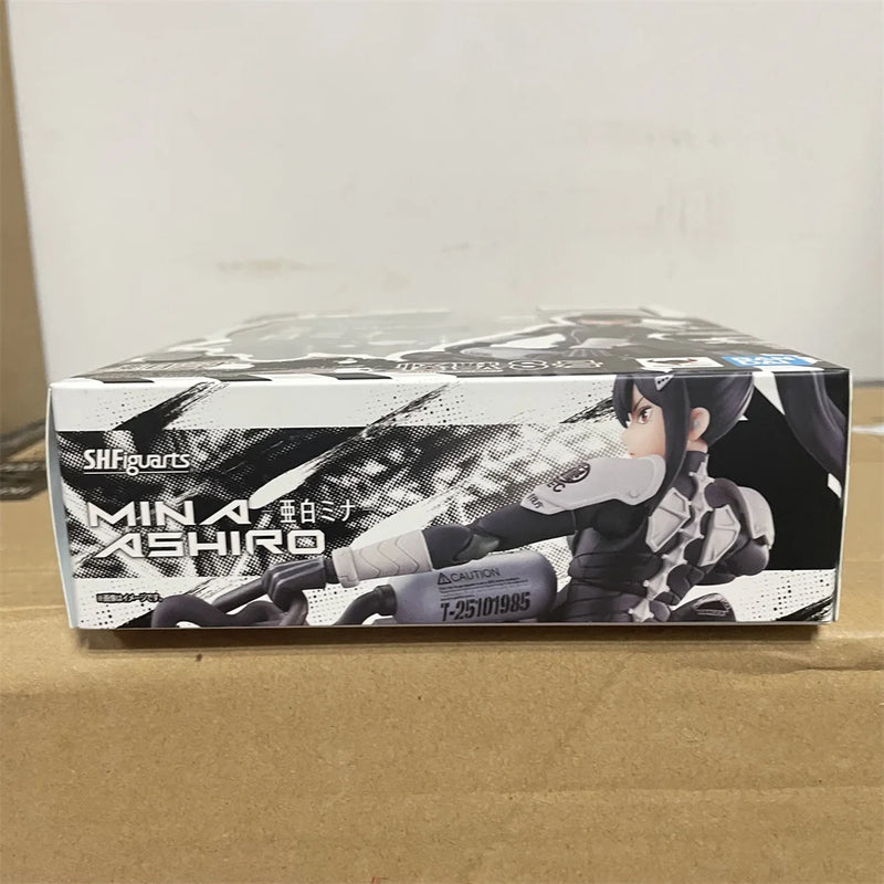 Original Anime Bandai Kaiju No. 8 Ashiro Mina S.H.Figuarts Action Figure PVC Model Toys Doll 14CM Collector Figurine