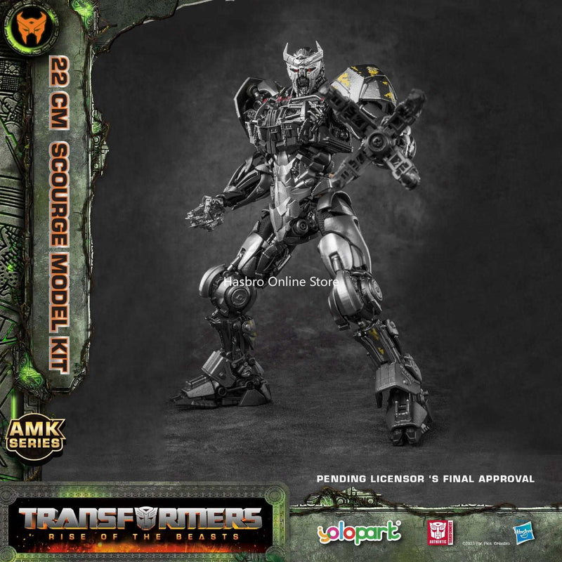 Pre-Order Now! Transformers: Rise of The Beasts AMK Series Scourge Rhinox Cheetor Action Figure