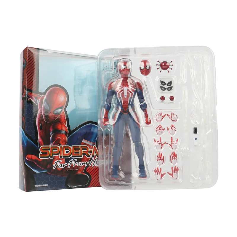 Spider Man PS4 Peter Parker Figure - Marvel Legends Collectible