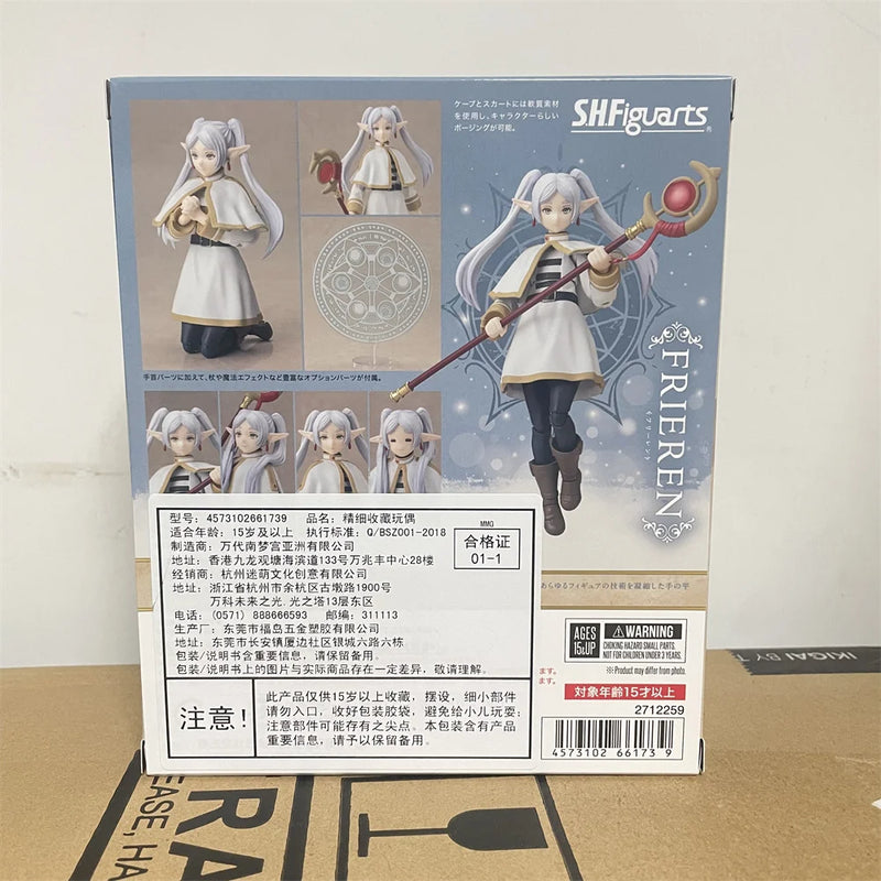 Original Anime Tamashi Frieren at the Funeral Frieren S.H.Figuarts Toys PVC SHF Action Figure Collector Doll 14cm Figurine Model