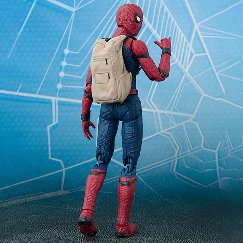 Swing into Action with Homecoming Spidey! Movable Spider-Man Figure Set