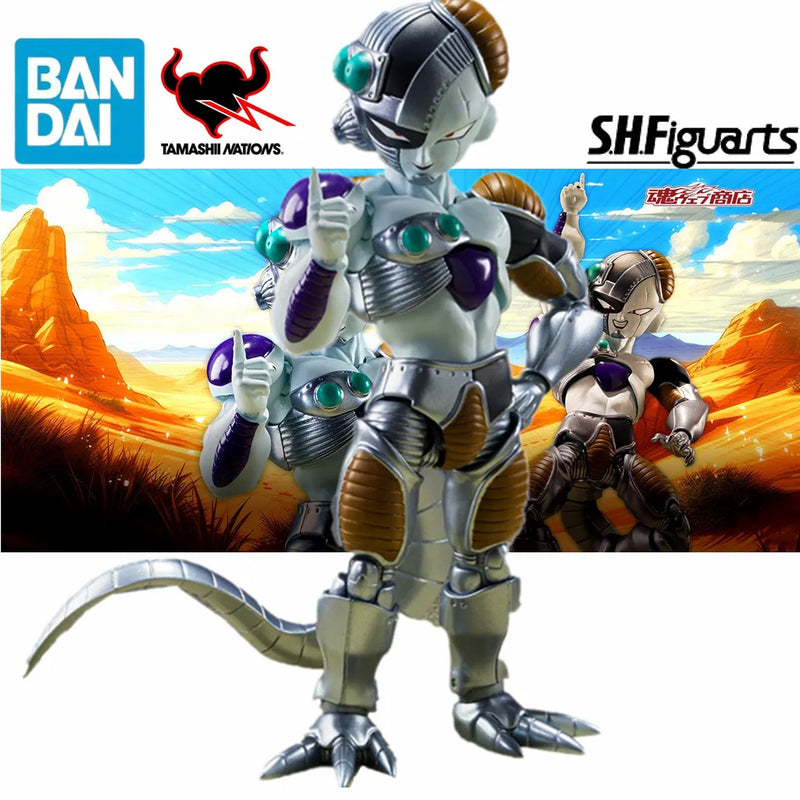 Original BANDAI S.H.Figuarts Mechanical Frieza Freezer Dragon Ball Z Anime Figure Toys Movable PVC Model Collector Gift