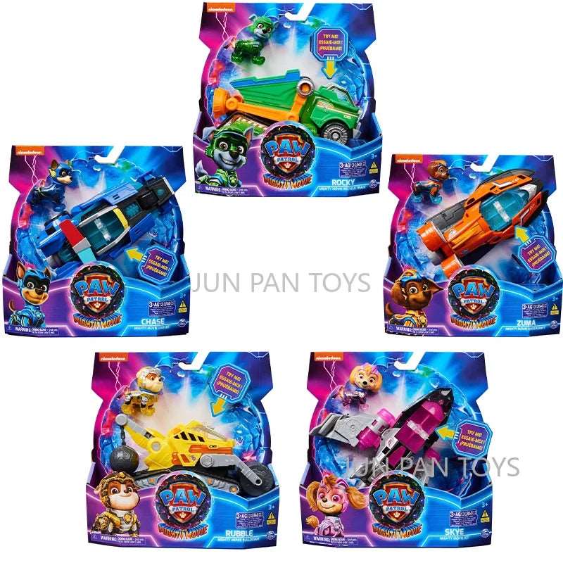 Paw Patrol Mighty Movie Figures - Heroic Action Set