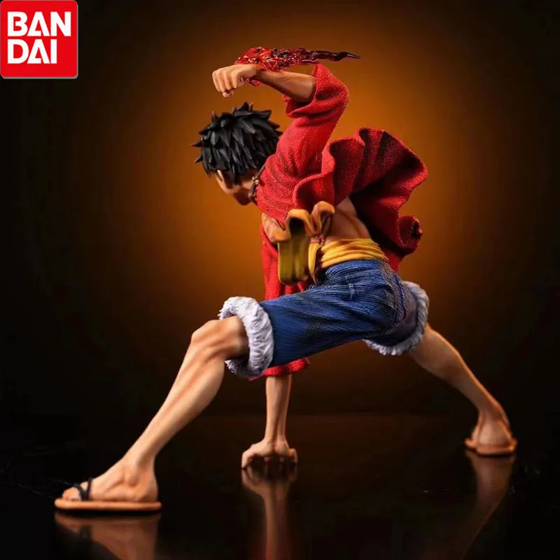 Unleash the Power of the Straw Hat Pirate Captain with the 18cm One Piece Luffy Figures Monkey D. Luffy Battle Style ShakLabs Store