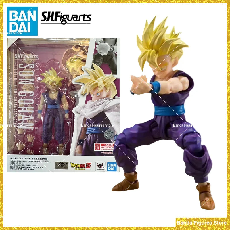 Original BANDAI S.H.Figuarts Super Saiyan Son Gohan The Warrior Who Surpassed Goku Dragon Ball Z In Stock Anime Model Toys