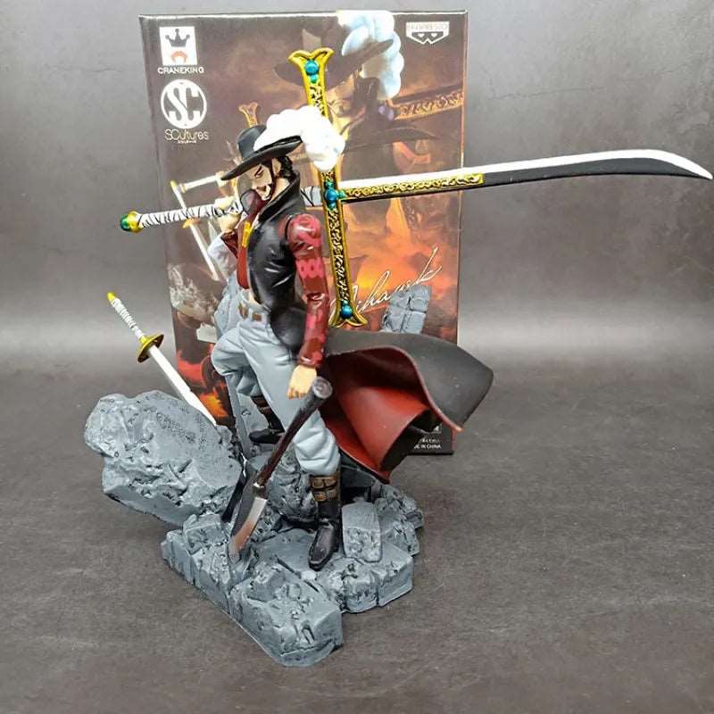 Unleash the Hawkeye's Might with this Captivating Dracule Mihawk Action Figure